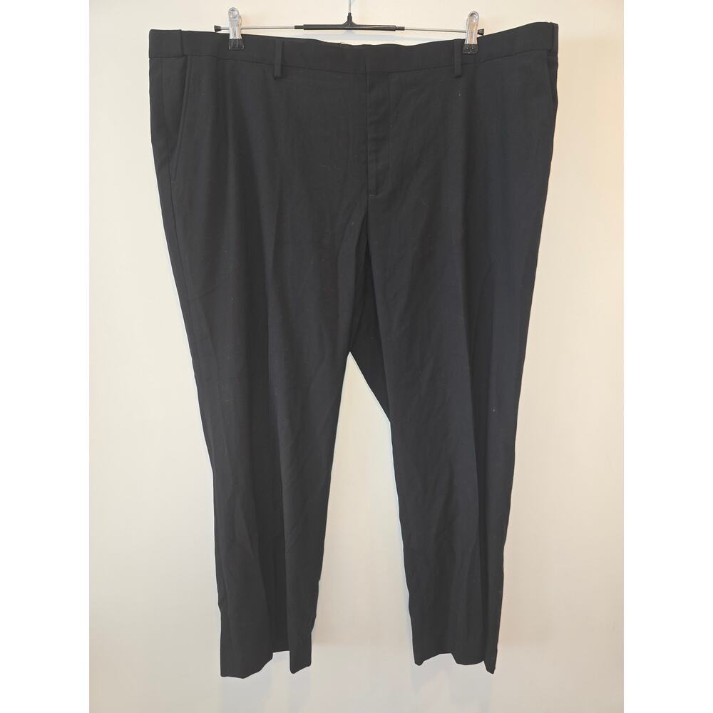 Merona Mens Black Trouser Pants Size 48x29 Classic Fit NWT